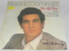 A Signed Deutsche Grammophon L.P Record "Be My Love" by Placido Domingo, with the London Symphony