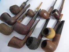 A Gentleman's Lot comprising ten smoking pipes including Peterson's Dublin Millennium with