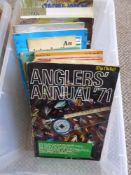 A Miscellaneous Collection of Vintage Fishing Magazines and books, including Hardys, Angler's Guide,