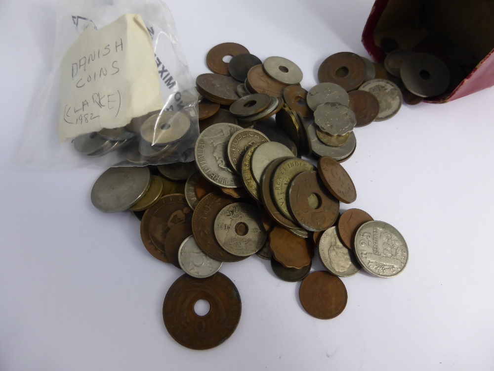 A Collection of Miscellaneous GB and other Coins including copper, three pence pieces, cupro - Image 6 of 6