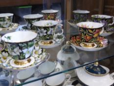 A Set of Royal Albert "Provincial Flowers", comprising twelve cups and saucers.