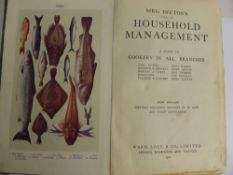 A Copy of Mrs Beeton's 'Book of Household Management' published by Ward, Locke & Co, together with