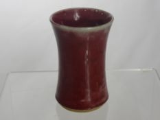 Chinese 19th Century Sang de Boeuf Vase, approx 15 cms.high.