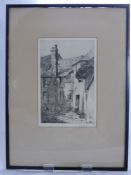 Two Antique Steel Engravings, depicting St Johns Lane signed in pencil lower right E. Alderton and a