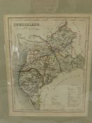 A Quantity of Antique Prints, primarily topography, architectural interest and some maps, the