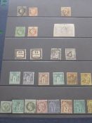 A Stockpage of Early French Stamps, some rare, eg SG131 5f lilac, rather faded.