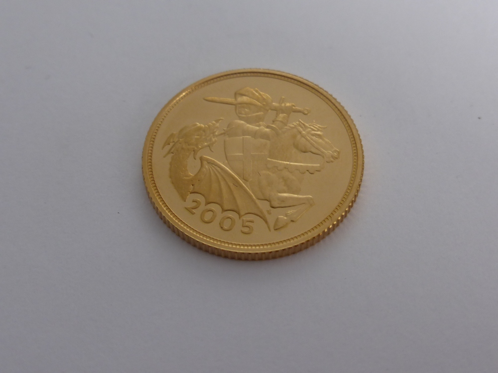 A Gold Proof Sovereign 2005. - Image 2 of 3