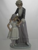 A Lladro Figure of a Mother and Child, impressed marks to base F - 70 5142.
