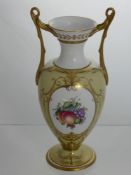 A Limited Edition Spode Vase, "Spode Treasures" No. 62, with original box and certificate 23 cms