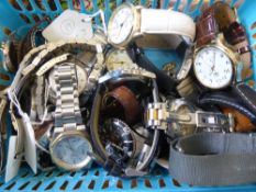 Collection of Gentleman's Wrist Watches, including Sekonda and Seiko Chronographs, Casio, Swatch,