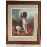 John Trickett a limited edition print No. 415/850 depicting a Spaniel signed in pencil bottom