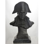 Arthur-Marie-Gabriel du Passage Lecompte 1838-1909, A Late 19th C Bronze Bust of Napoleon,