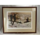 John Trickett a limited edition print depicting The Christmas Shoot No. 507/850 signed bottom