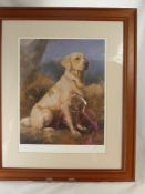 John Trickett a limited edition print No. 645/850 depicting a Labrador, signed in pencil bottom