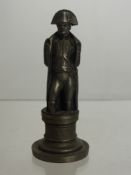 An Antique Metal Postal Seal, depicting Napoleon, approx 8 cms