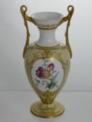 A Limited Edition Spode Vase "Spode Treasures" No. 10, with original box and certificate 23 cms