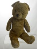An Antique Mohair French Teddy Bear, approx 27 cms.