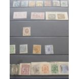 A Stockpage of early Scandinavian Stamps, including some less common material, eg Iceland SG13