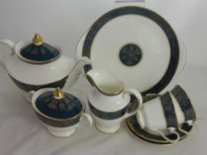 A Part Royal Doulton "Carlyle" Dinner and Tea Set, including eight dinner plates 27 cms, eight