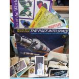 A Quantity of Brook Bond Tea Cards, loose and in albums including, The Race into Space,  Prehistoric