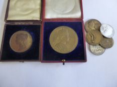 A Collection of Miscellaneous Medallions, including Alexandra Queen Consort and Edward VII 1902