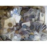 A Large Quantity of Foreign and other Antique and Vintage All World Coins, including some GB and