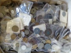 A Large Quantity of Foreign and other Antique and Vintage All World Coins, including some GB and