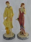 Two Royal Doulton Figures "Stephanie" No. CL3985 and "Bethanie" No. CL3987 modelled by Timothy