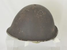 A WWII Military Helmet.