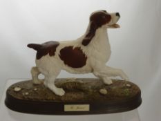 A Beswick Figure of a Springer Spaniel, impressed marks to base.