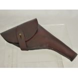 A WWI  Leather Officers Firearms Holster, for a Colt 455 Pistol.