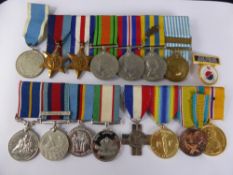 Three Groups of Medals to 2118356 formerly 10683359 Sergeant Edward John Howard, Royal Army