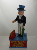 Miscellaneous Box of Vintage Toys, including a Cast Iron American Money Box.