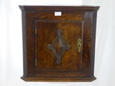 An Antique Mahogany Miniature Corner Cupboard, approx 49 x 27 x 48 cms.