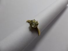A Lady's 18ct Yellow Gold Solitaire Diamond Ring, Size N, approx 1.9 gms, 1 ct diamond weight.