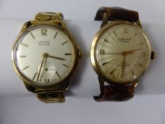 A Gentleman's 9ct 375 Accurist Wrist Watch, the anti-magnetic 21 jewel watch stamped 41036 having