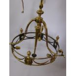 A Regency Style Ceiling Light, fitted with down lighters.