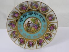 Miscellaneous Collection of cabinet plates. (5)