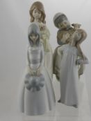 Four Miscellaneous Figures depicting Young Girls, two Neo, one Porceval and one other. (4)