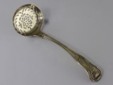 A Georgian Silver Kings Pattern Sugar Sifter, London hallmark, dated 1876, mm J.P, approx 80 gms