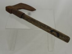 A 17th Century French Fighting Axe, believed to be an ex-Museum piece.