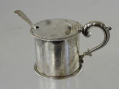 A Solid Silver Mustard, the Victorian mustard takes the form on a tankard, London hallmark, m.m SHDG