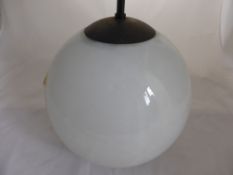 An Art Deco Style Globe Ceiling Light