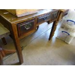 A Chinese Style Desk, approx 97 x 67 x 80 cms.