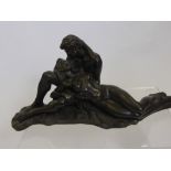 A Limited Edition Bronzed Statue depicting a couple entitled "The Look of Love" signed R Cameron