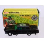 A Boxed Corgi Toy of the Green Hornet Car Crime Fighting Car called Black Beauty.
