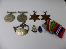 A Group Of Four WWII Medals, Lanc Corp LEO Dick Hare Dean Royal Medical Corps, including Italy Star,