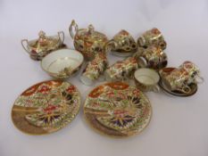 A Part Worcester Chamberlains Coffee and Tea Service, comprising eight coffee cups, eight tea