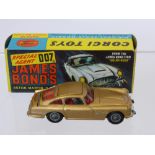 A Boxed Corgi Toy of James Bond's Aston Martin DB5 from the James Bond Film Goldfinger.