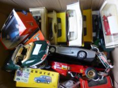 A Quantity of Die Cast Replica Cars, including Days Gone, Corgi, Citroen, Lledo, Classic Sports Car,